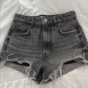 Zara Gray Denim Women's Shorts